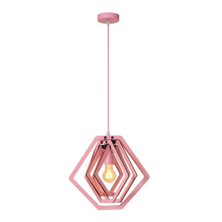 Lucide MAURO - Suspension Chambres d'enfant - 1xE27 - Rose