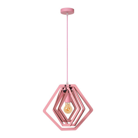 Lucide MAURO - Suspension Chambres d'enfant - 1xE27 - Rose