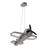 Lucide FOKKER - Suspension Chambres d'enfant - LED - 1x28W 2500K - Fer gris