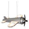 Lucide FOKKER - Suspension Chambres d'enfant - LED - 1x28W 2500K - Fer gris