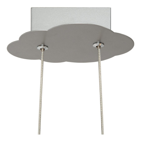 Lucide FOKKER - Suspension Chambres d'enfant - LED - 1x28W 2500K - Fer gris