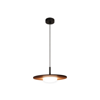 Lucide CARMINO - Suspension - Ø 38,7 cm - LED - 1x8W 2700K - Terre cuite - Essential
