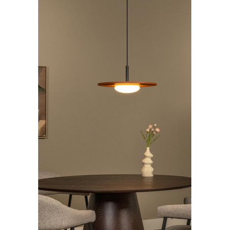 Lucide CARMINO - Suspension - Ø 38,7 cm - LED - 1x8W 2700K - Terre cuite - Essential