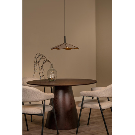 Lucide BLOMSTER - Suspension - Ø 47 cm - LED Dim. - 1x9W 2700K - Taupe - Essential