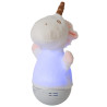 Lucide DOLLY - Veilleuse Chambres d'enfant - Piles - LED - 1x3W 2700K - Avec fonctionnalité musicale - Blanc