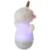 Lucide DOLLY - Veilleuse Chambres d'enfant - Piles - LED - 1x3W 2700K - Avec fonctionnalité musicale - Blanc