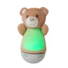 Lucide DOLLY - Veilleuse Chambres d'enfant - Piles - LED - 1x3W 2700K - Avec fonctionnalité musicale - Brun