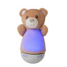 Lucide DOLLY - Veilleuse Chambres d'enfant - Piles - LED - 1x3W 2700K - Avec fonctionnalité musicale - Brun