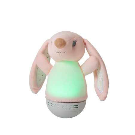 Lucide DOLLY - Veilleuse Chambres d'enfant - Piles - LED - 1x3W 2700K - Avec fonctionnalité musicale - Rose