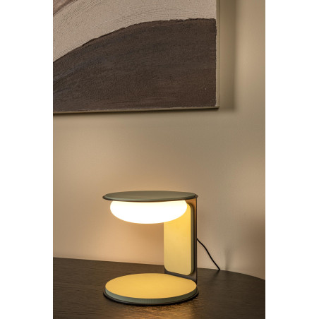 Lucide ALINDA - Lampe de table - Ø 20 cm - LED Dim. - 1x9W 3000K - Vert - Essential