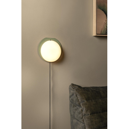 Lucide ALINDA - Lampe de table - Ø 20 cm - LED Dim. - 1x9W 3000K - Vert - Essential