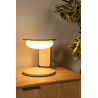 Lucide ALINDA - Lampe de table - Ø 20 cm - LED Dim. - 1x9W 3000K - Taupe - Essential