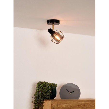 Lucide NILA - Spot plafond - 1xE14 - Noir