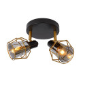 Lucide NILA - Spot plafond - 2xE14 - Noir