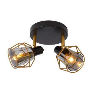 Lucide NILA - Spot plafond - 2xE14 - Noir