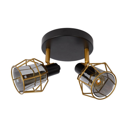 Lucide NILA - Spot plafond - 2xE14 - Noir