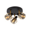 Lucide NILA - Spot plafond - Ø 36 cm - 3xE14 - Noir