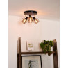 Lucide NILA - Spot plafond - Ø 36 cm - 3xE14 - Noir