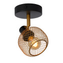 Lucide MAREN - Spot plafond - 1xE14 - Or Mat / Laiton