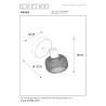 Lucide MAREN - Spot plafond - 1xE14 - Noir