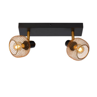 Lucide MAREN - Spot plafond - 2xE14 - Or Mat / Laiton