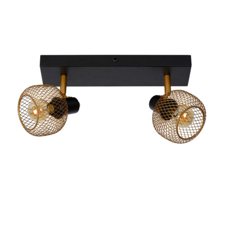 Lucide MAREN - Spot plafond - 2xE14 - Or Mat / Laiton