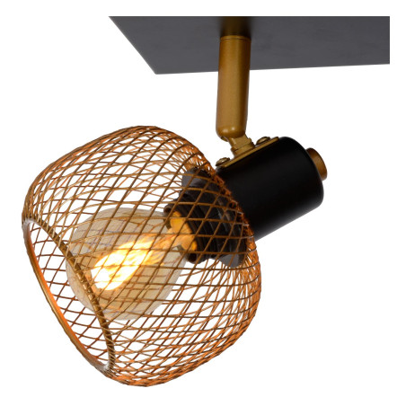 Lucide MAREN - Spot plafond - 2xE14 - Or Mat / Laiton