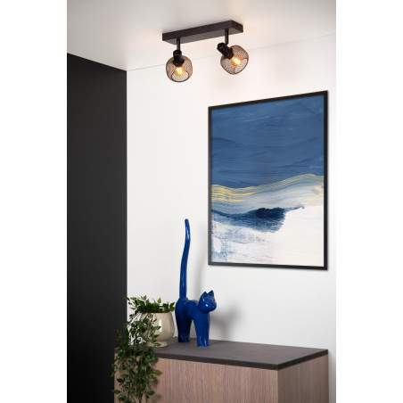 Lucide MAREN - Spot plafond - 2xE14 - Noir