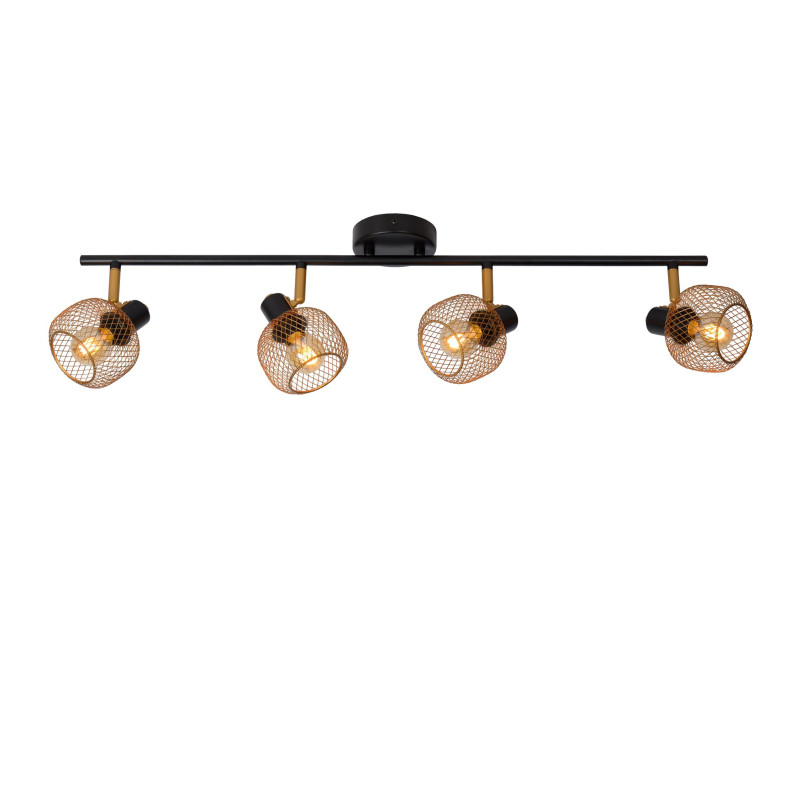 Lucide MAREN - Spot plafond - 4xE14 - Or Mat / Laiton