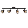 Lucide MAREN - Spot plafond - 4xE14 - Noir