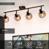 Lucide MAREN - Spot plafond - 4xE14 - Noir