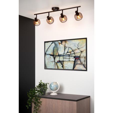 Lucide MAREN - Spot plafond - 4xE14 - Noir