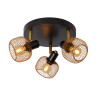 Lucide MAREN - Spot plafond - Ø 37 cm - 3xE14 - Or Mat / Laiton