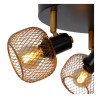 Lucide MAREN - Spot plafond - Ø 37 cm - 3xE14 - Or Mat / Laiton