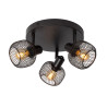 Lucide MAREN - Spot plafond - Ø 37 cm - 3xE14 - Noir