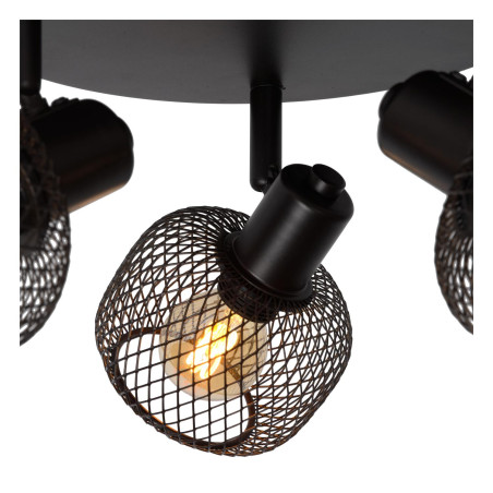 Lucide MAREN - Spot plafond - Ø 37 cm - 3xE14 - Noir