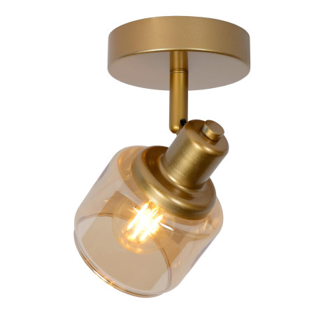 Lucide BJORN - Spot plafond - 1xE14 - Or Mat / Laiton