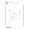 Lucide BJORN - Spot plafond - 1xE14 - Noir