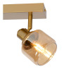 Lucide BJORN - Spot plafond - 2xE14 - Or Mat / Laiton