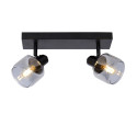 Lucide BJORN - Spot plafond - 2xE14 - Noir