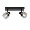 Lucide BJORN - Spot plafond - 2xE14 - Noir
