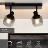 Lucide BJORN - Spot plafond - 2xE14 - Noir