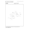 Lucide BJORN - Spot plafond - 2xE14 - Noir