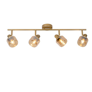 Lucide BJORN - Spot plafond - 4xE14 - Or Mat / Laiton