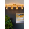 Lucide BJORN - Spot plafond - 4xE14 - Or Mat / Laiton
