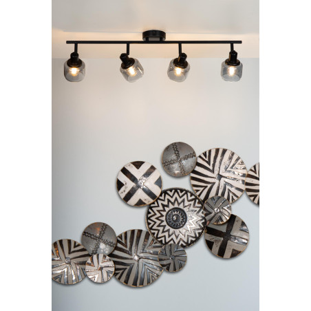 Lucide BJORN - Spot plafond - 4xE14 - Noir