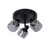 Lucide BJORN - Spot plafond - Ø 38 cm - 3xE14 - Noir