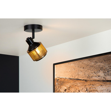 Lucide RAFA - Spot plafond - 1xE14 - Noir