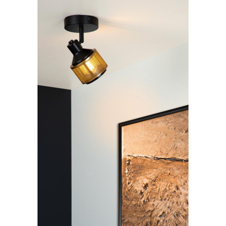 Lucide RAFA - Spot plafond - 1xE14 - Noir