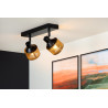 Lucide RAFA - Spot plafond - 2xE14 - Noir